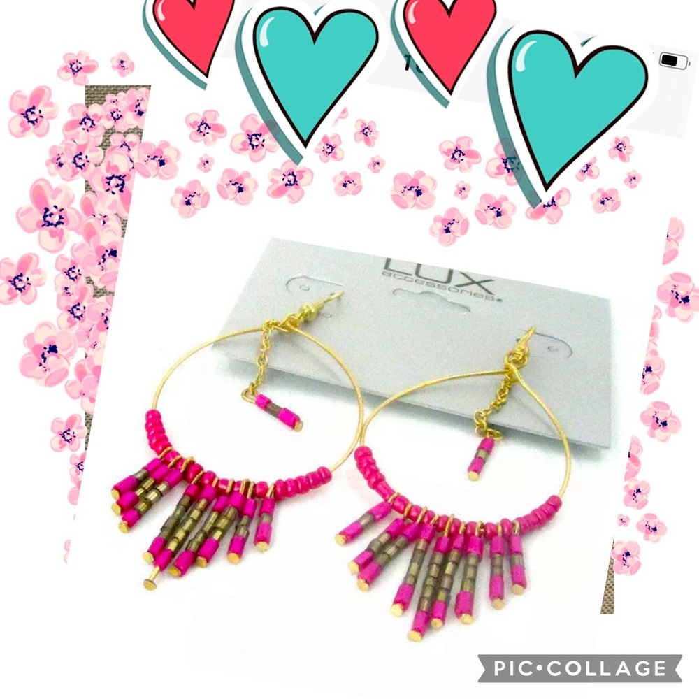 🔥New Lucite Bead Dangling Earrings